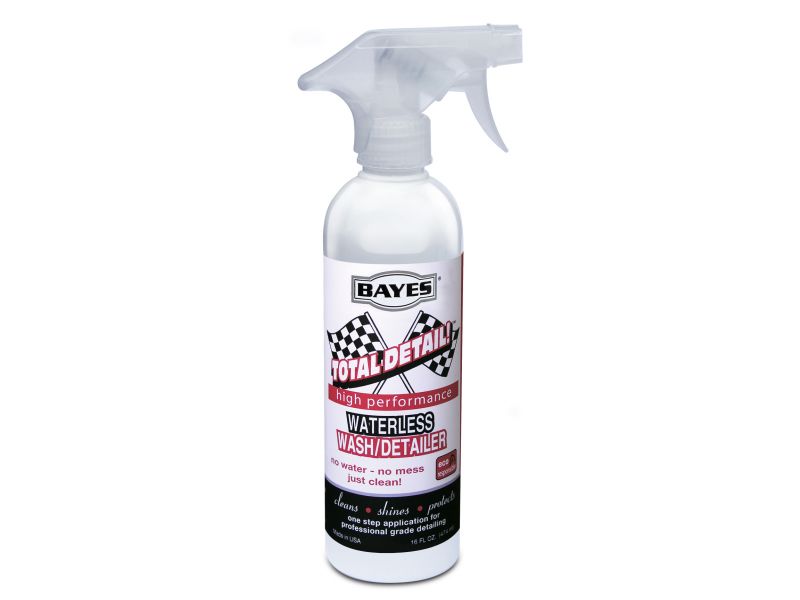 Bayes High- Performance Total Detail Waterless Car Wash and Detailer - Cleans, Shines and Protects in One Step - Pro Style Detailing Made Easy